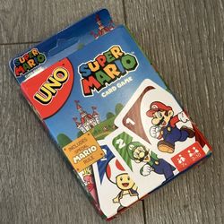 Brand New Super Mario UNO Cards