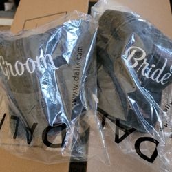 Bride & Groom Hats Brand New