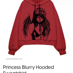 Princess Blurry Hooded Sweatshirt