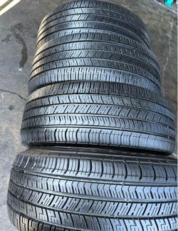 275 55 20 Goodyear I'm selling this set of tires with 80% life left on all 4