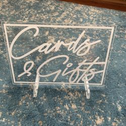 Card And Gift Signs For Wedding 