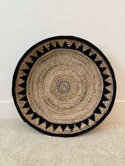 Wicker wall decoration