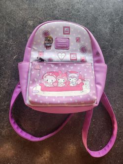 Loungefly My Melody & Kuromi Slumber Party Mini Backpack NWT