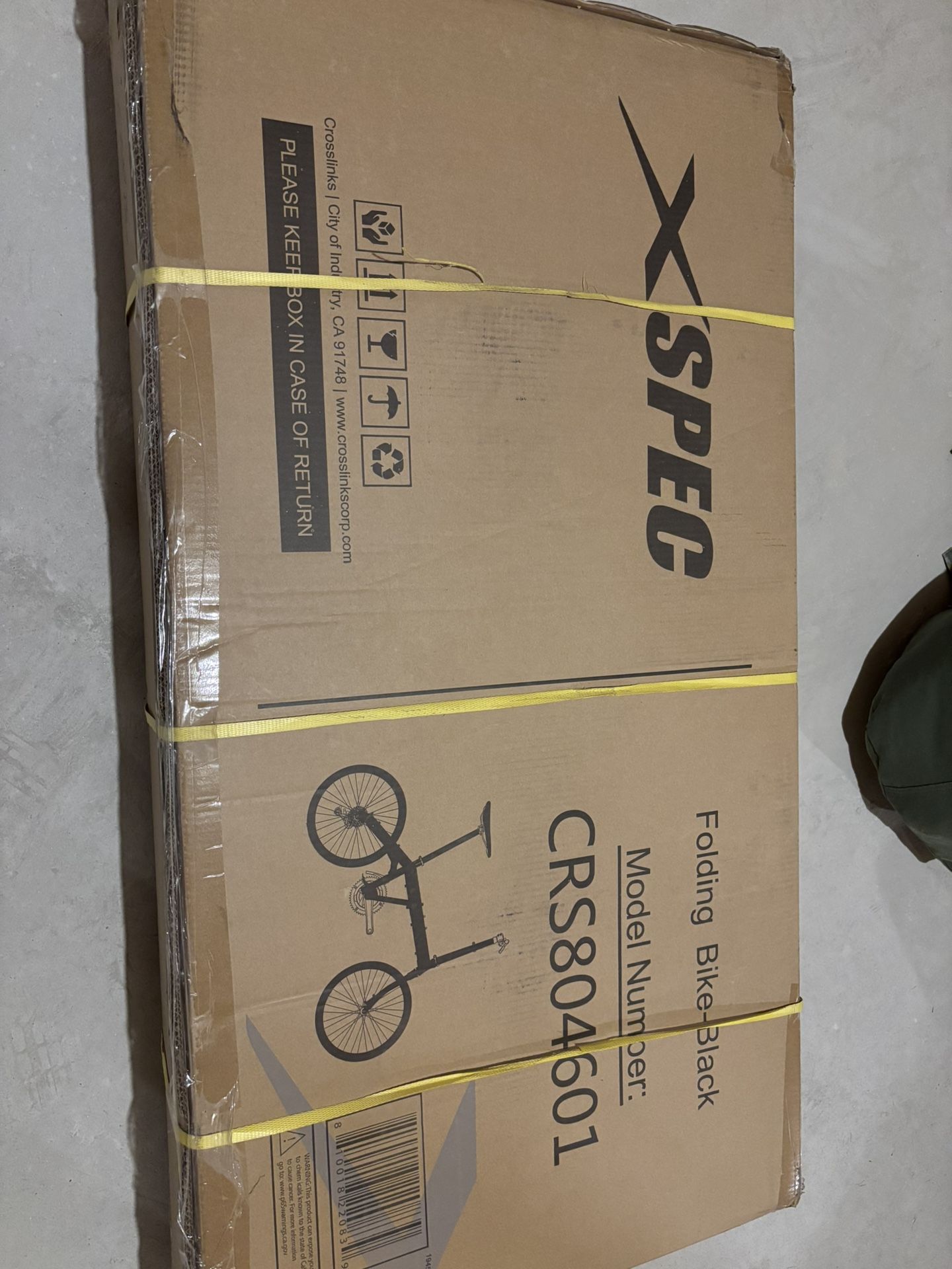 Xspec 20" 7 Speed Folding Compact City Commuter Bike