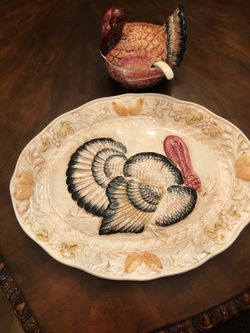 Beautiful Ceramic Set For Thanksgiving