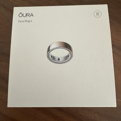 Oura ring 4, Size 8, Rose Gold 