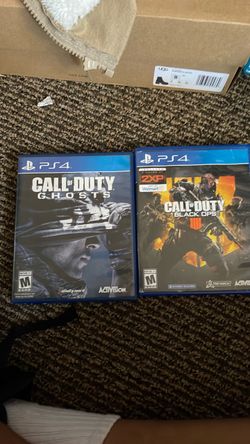 Cod ghost and cod black ops 4