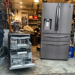Samsung dishwasher and refrigerator