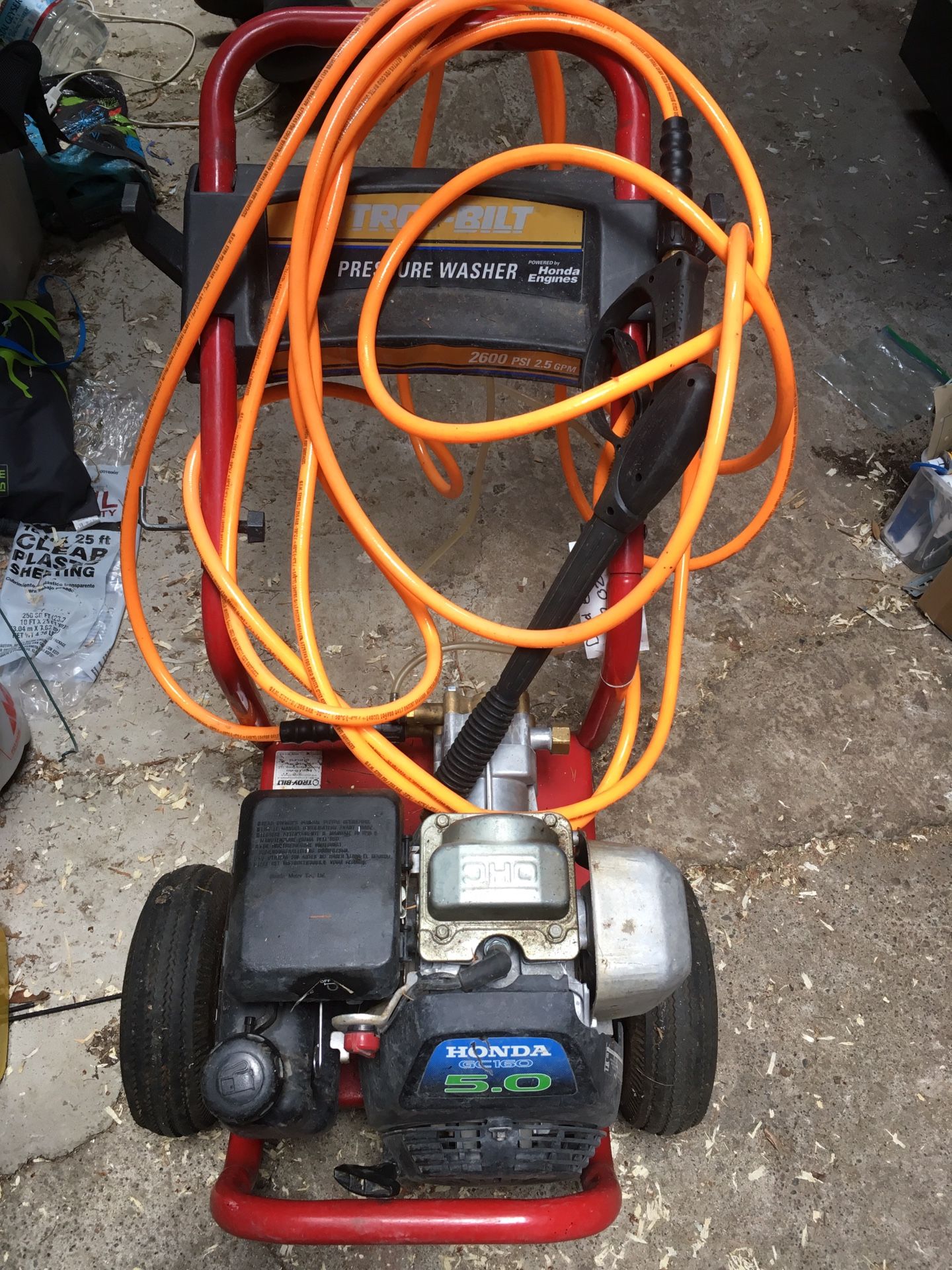 Pressure Washer TroyBilt, Honda Engine 2600 PSI for Sale in Mountlake