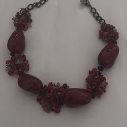 Red Beaded Necklace