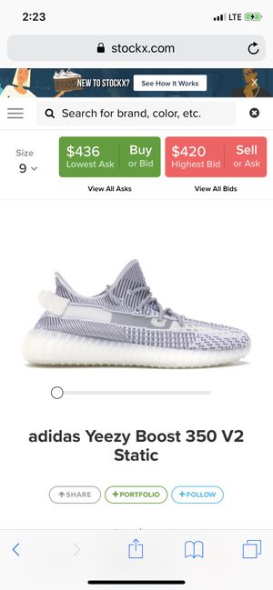 Trippy YEEZY BOOST 350 V2 INFANT Static Black Size