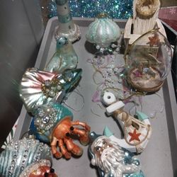 Ocean Theme Christmas Ornaments 