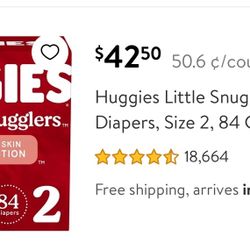 Huggies Diapers Size 2