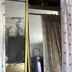2 Closet Mirrors Doors 