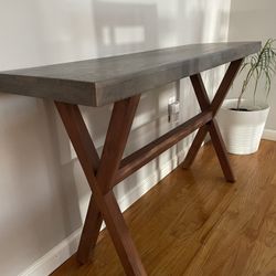 Wood Credenza Table