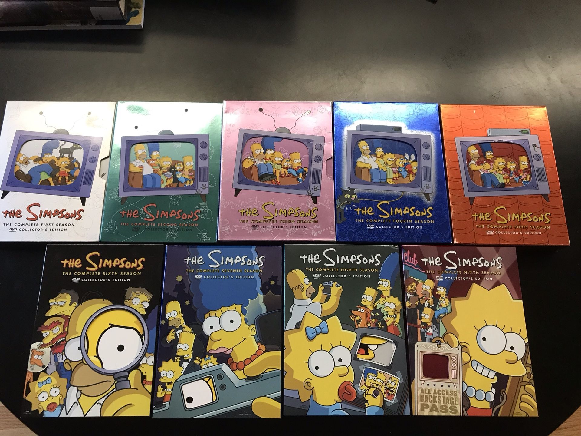DVD’s: First 9 seasons of The Simpsons!