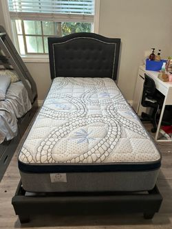 Twin size Mattress only bedframe sold separately