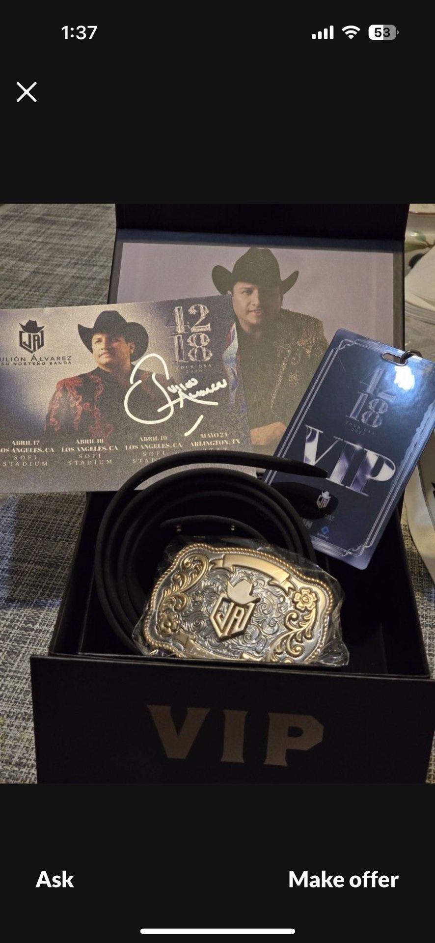 Julion Alvarez 4218 VIP Package
