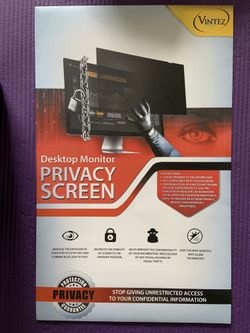 Desktop monitor privacy screen - brand new