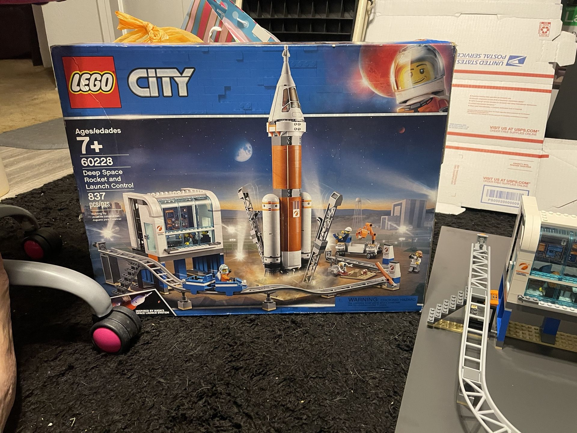 Lego Space Rocket And Launch Control