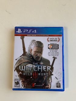 PlayStation 4 PS4 the Witcher 3 wild hunt game - new never used
