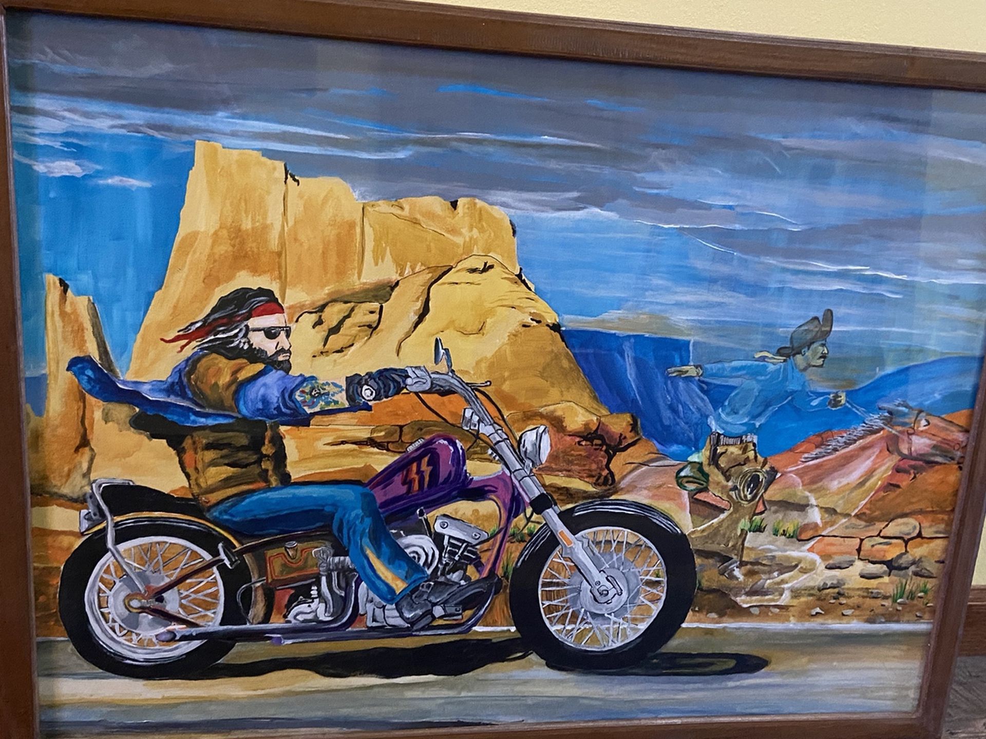 Photo Motorcycle Painting