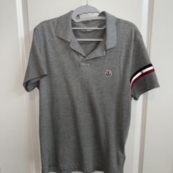Moncler Reflective Polo shirt Size Medium 