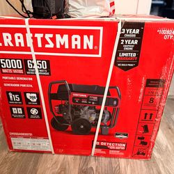 Brand new Craftsman Generator