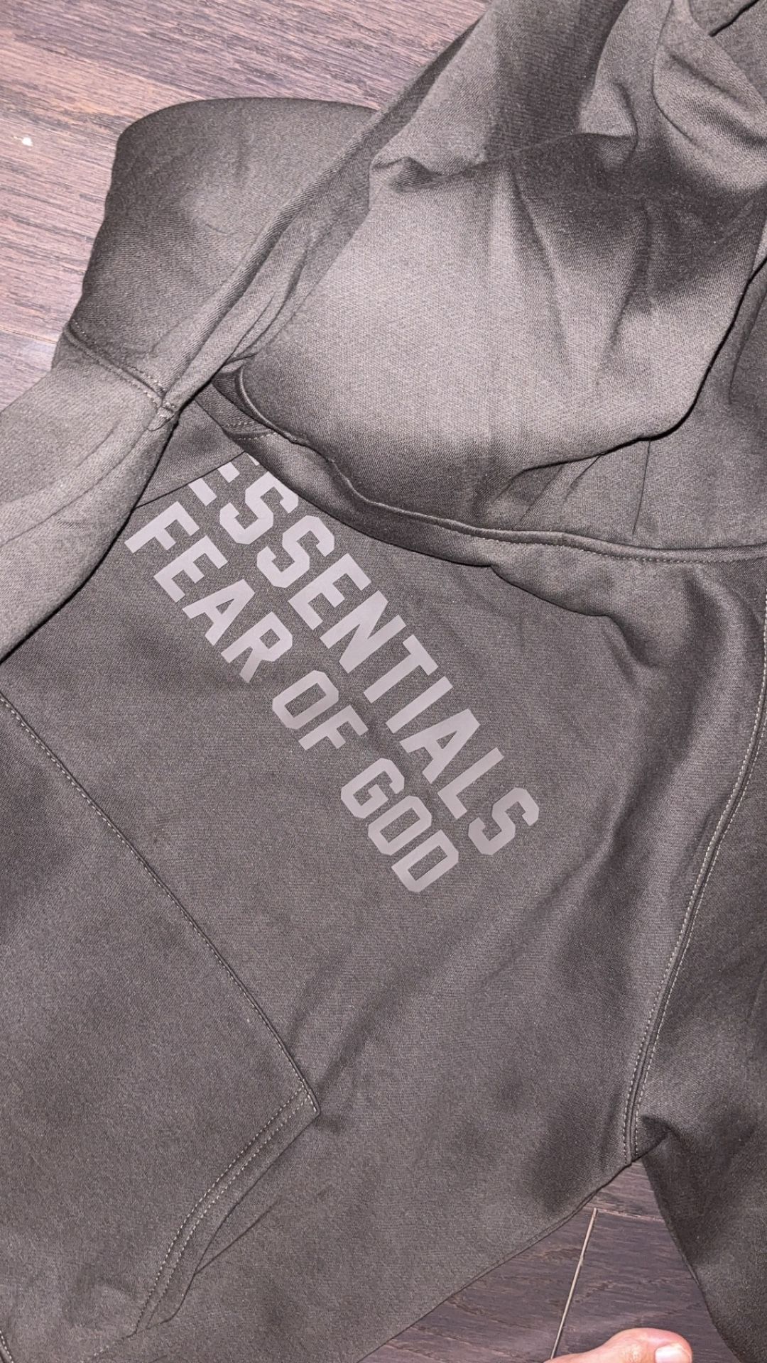 Black Ash Essentials Hoodie Size Small