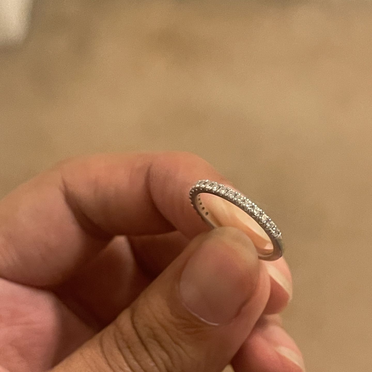 Selling White Gold Dimond Ring 