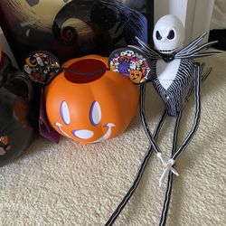 Disney Halloween Decorations Decor Nightmare Before Christmas Pumpkin 
