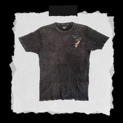 Nushi: Eagles > Vultures Black Ash Vintage Tee (green logo)