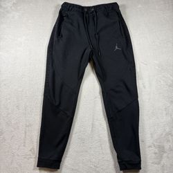 Jordan Sweatpants Mens Small Black Sport Dri-Fit Woven Pants Workout Gym #795