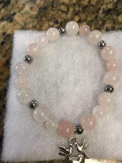 Rose quartz bracelet