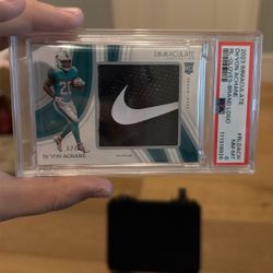 2023 Panini Immaculate De’Von Achane Nike Swoosh Patch #/15 🔥DOLPHINS