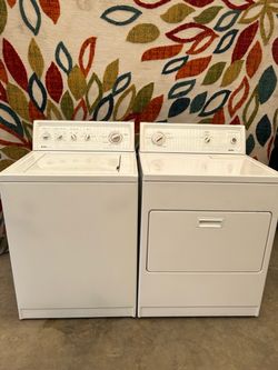 Kenmore set gas laundry