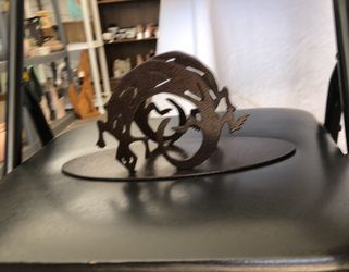 Metal Gecko Napkin Holder