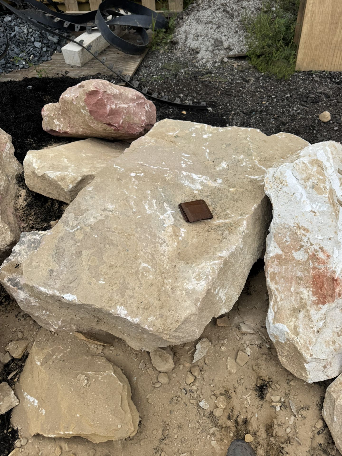 Sandstone Flat Top Rock Landscape Boulders