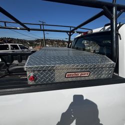 Weather Guard Tool Box And Rack