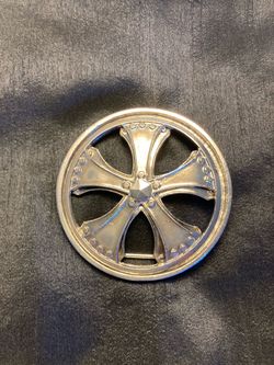 THE ORIGINAL SILVER STAR SPINNER BUCKLE