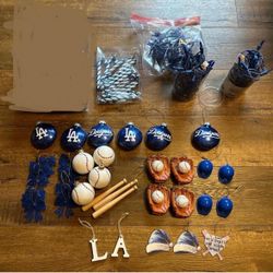 Los Angeles Christmas Dodgers Christmas decor