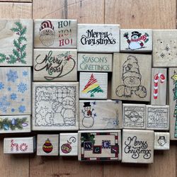 Christmas Rubber stamps 