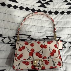 Coach Soft Tabby in Cherry Print