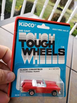 1979 opening trunk Kidco Die-cast Metal Tough Wheels 1956 T-Bird Convertible item 151