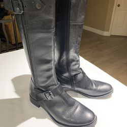 ALDO Women’s Black Leather Boots Size 7
