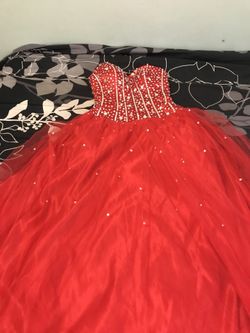 Red dress