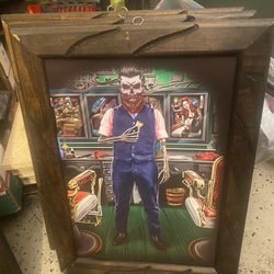 Barber Shop Decorative Frame