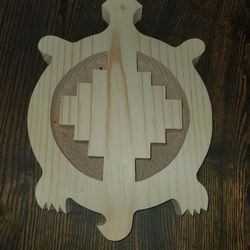 Handcrafted Decorative Wooden Turtle Trivet for Hot Dishes and Pots Hot Pads
