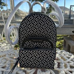 Michael Kors Medium Backpack And Wallet