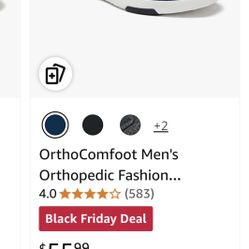OrthoComfoot Men's Size 10 Shoes